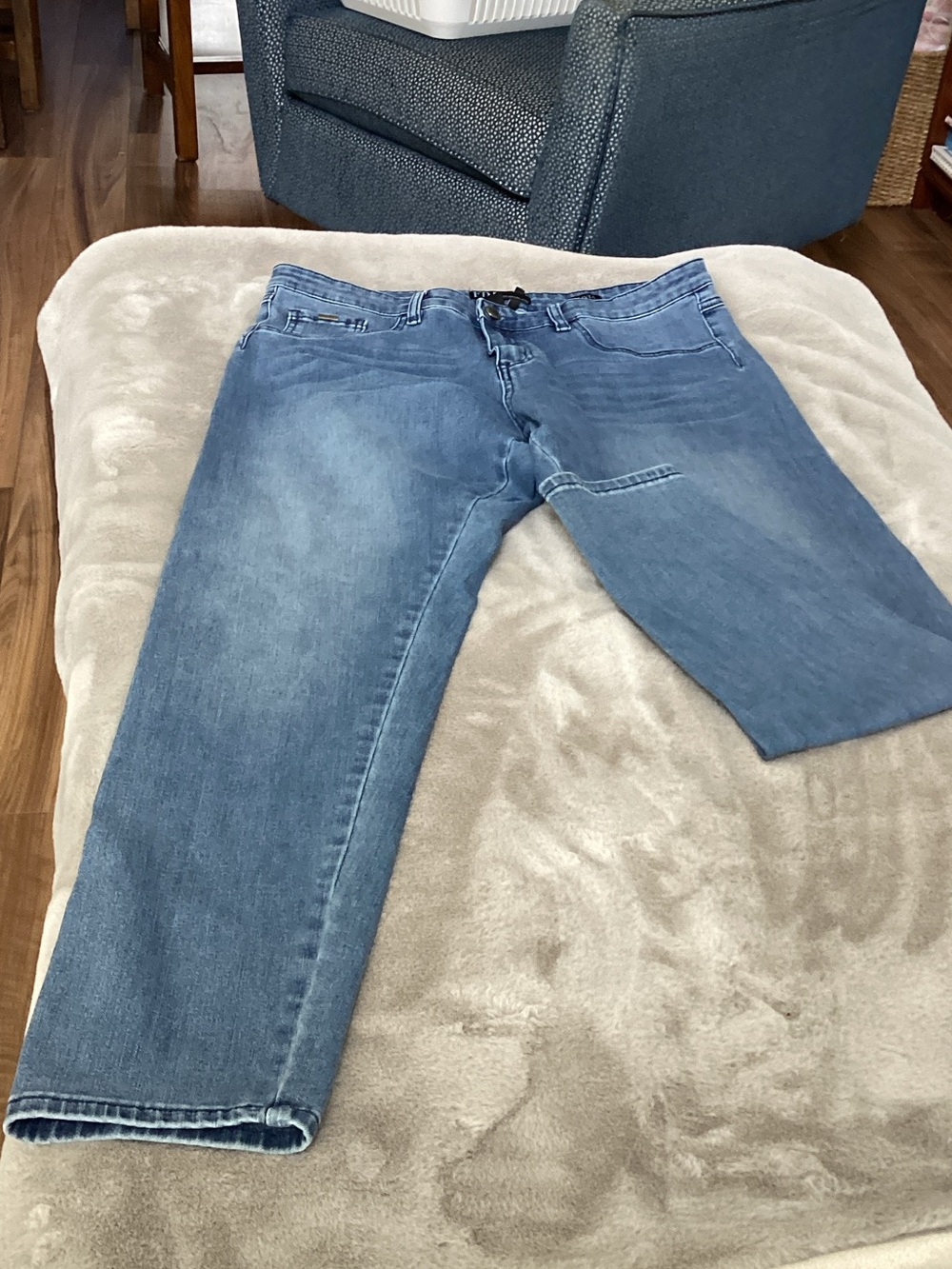 FDJ Olivia  Straight Light Blue Denim Jeans - Classic Casual